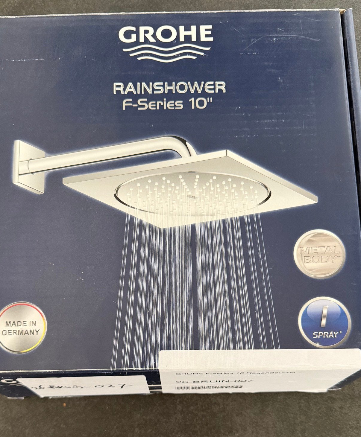 Grohe Rainshower F-series 10" Hoofddouche - Nieuw, Ophalen, Nieuw, Chroom, Douche