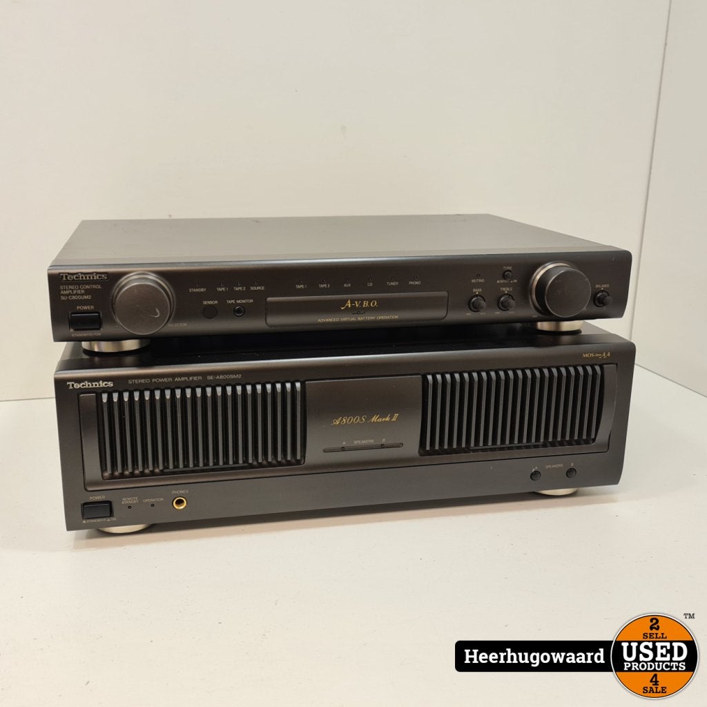 Technics SE-A800SM2 + SU-C800UM2 Voor en Eindversterker, Technics, Gebruikt, Support@technics.com, 1-1, Takatsukadai, Takatsuki-shi
Osaka 569-0074
Japan
