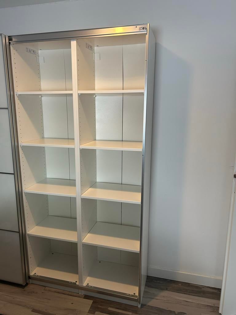 IKEA Pax Kledingkast 200x43x202 cm schuifdeuren, Ophalen, Overige materialen, Gebruikt, 200 cm of meer