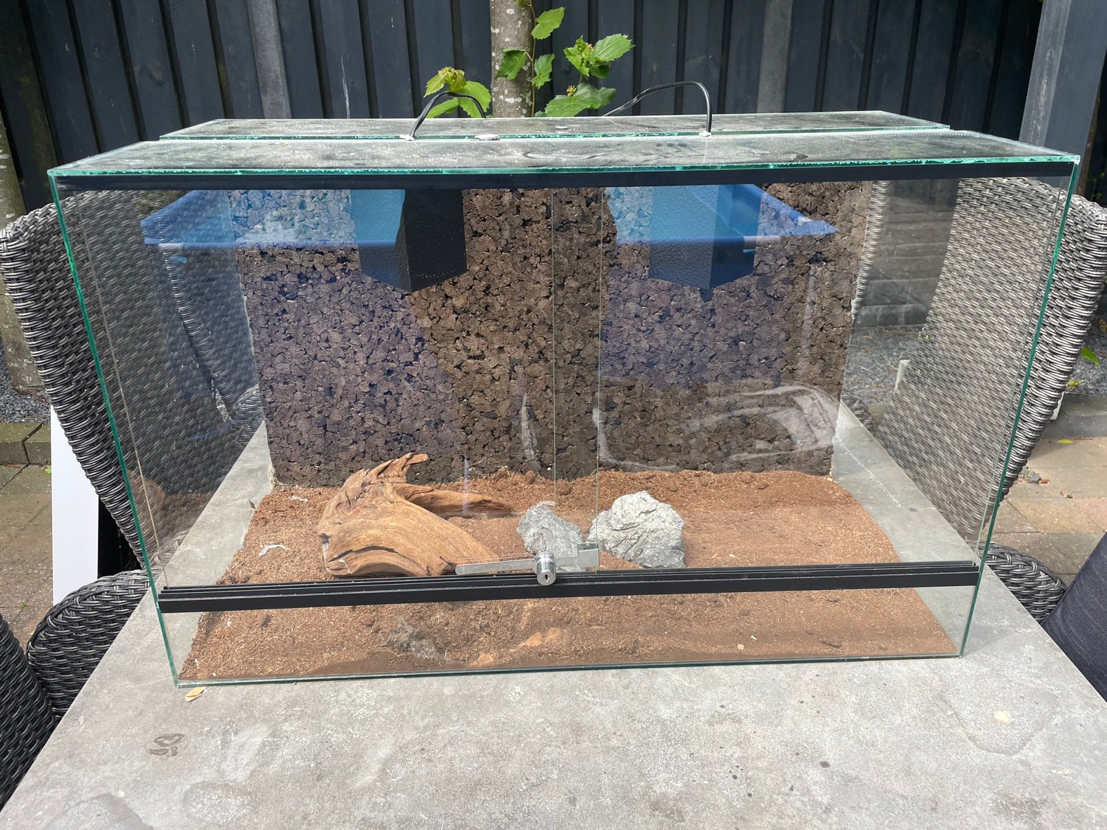 Terrarium 80x40x50, Dieren en Toebehoren, Reptielen en Amfibieën | Toebehoren, Ophalen