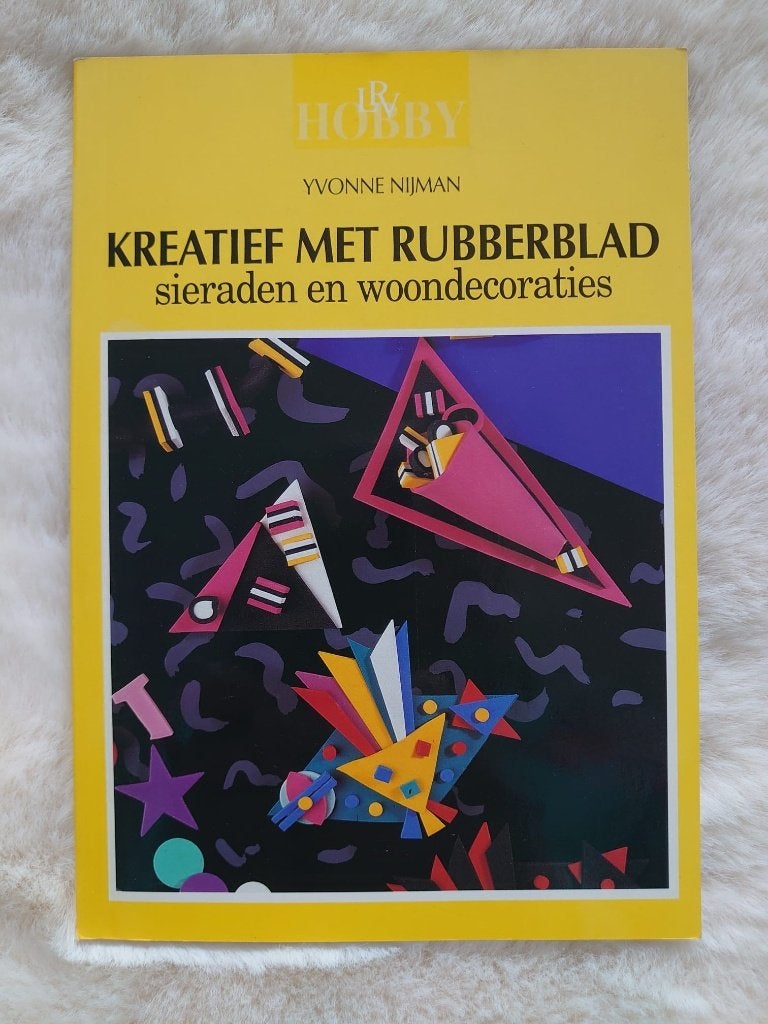 Kreatief met rubberblad - Yvonne Nijman, Boeken, Hobby en Vrije tijd, Zo goed als nieuw, Overige onderwerpen, Verzenden