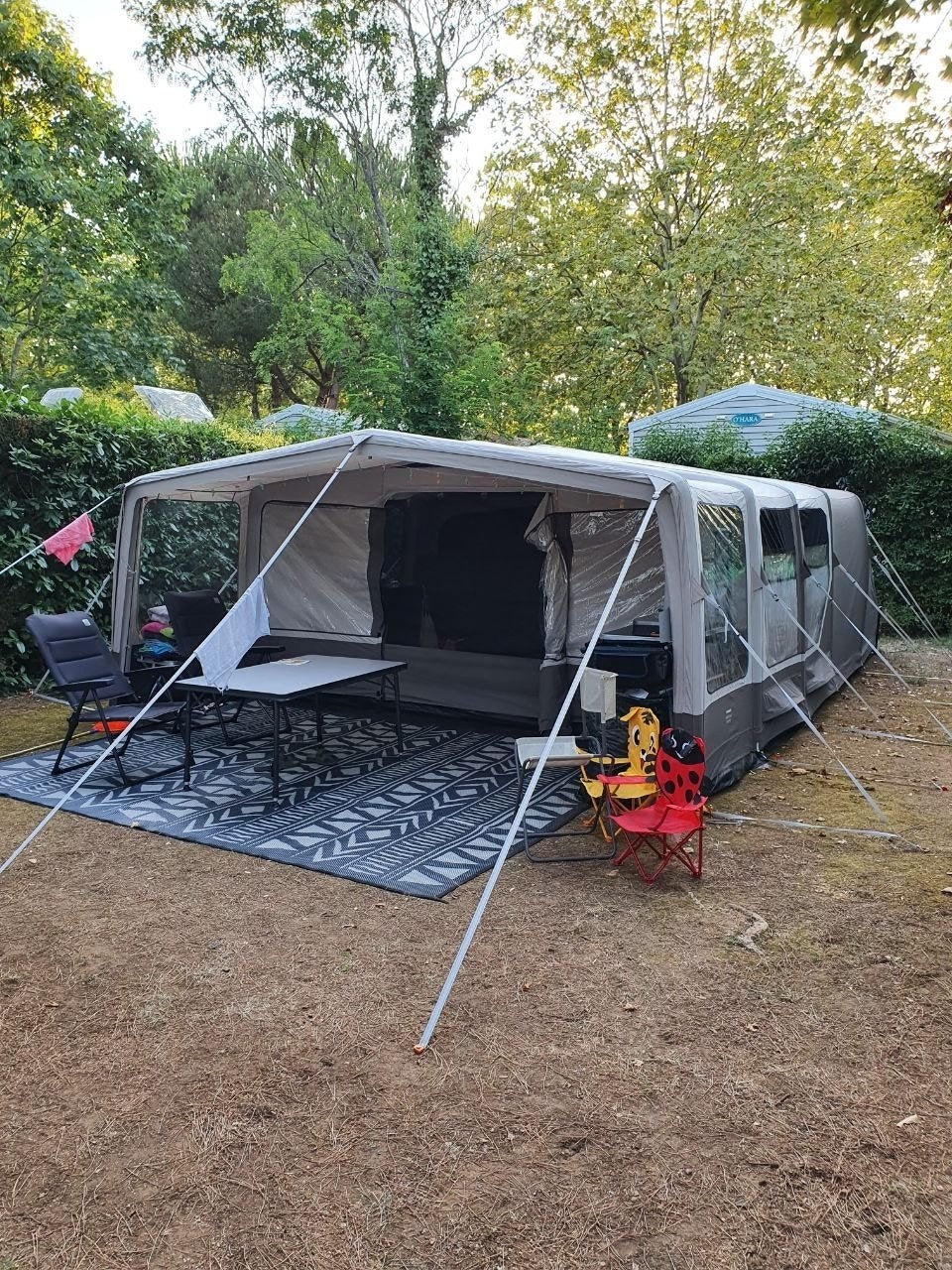 Dometic Rarotonga 601 TC opblaasbare tunneltent, Caravans en Kamperen, Tenten, tot en met 6, Gebruikt, Ophalen