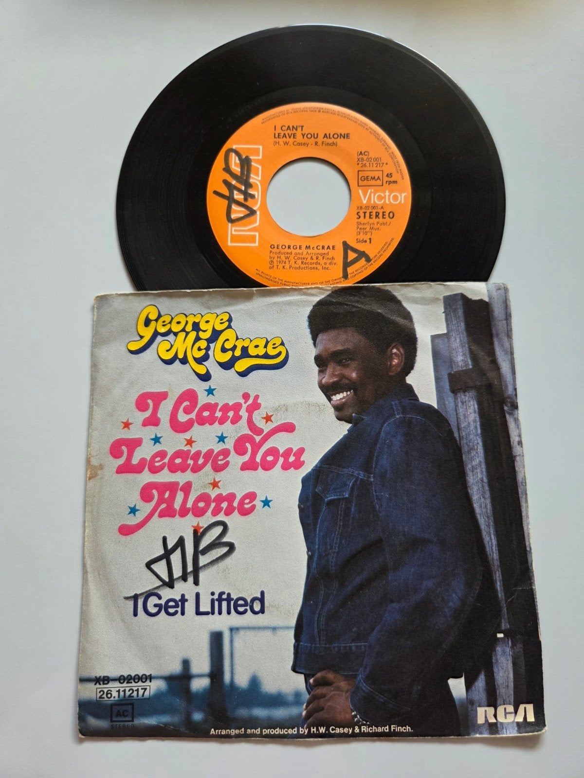 George McCrae - I can't leave you alone, Gebruikt, 7 inch, Single, Ophalen of Verzenden
