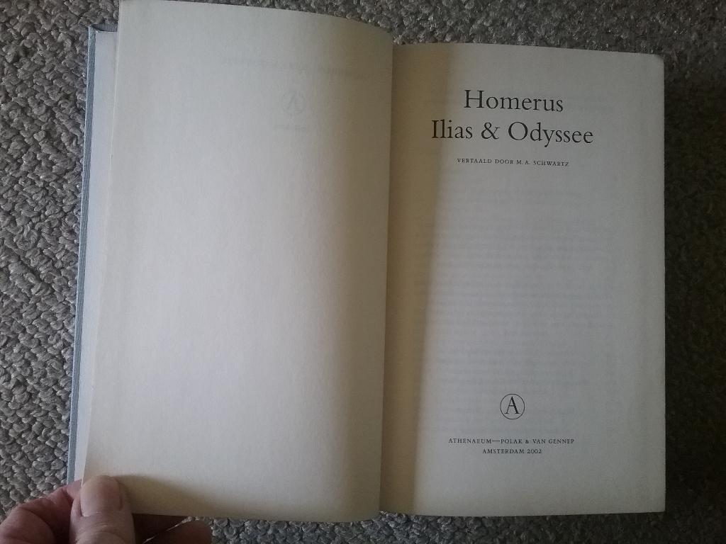 Homerus / Ilias & Odyssee (2002), Ophalen of Verzenden, Gelezen, Europa overig