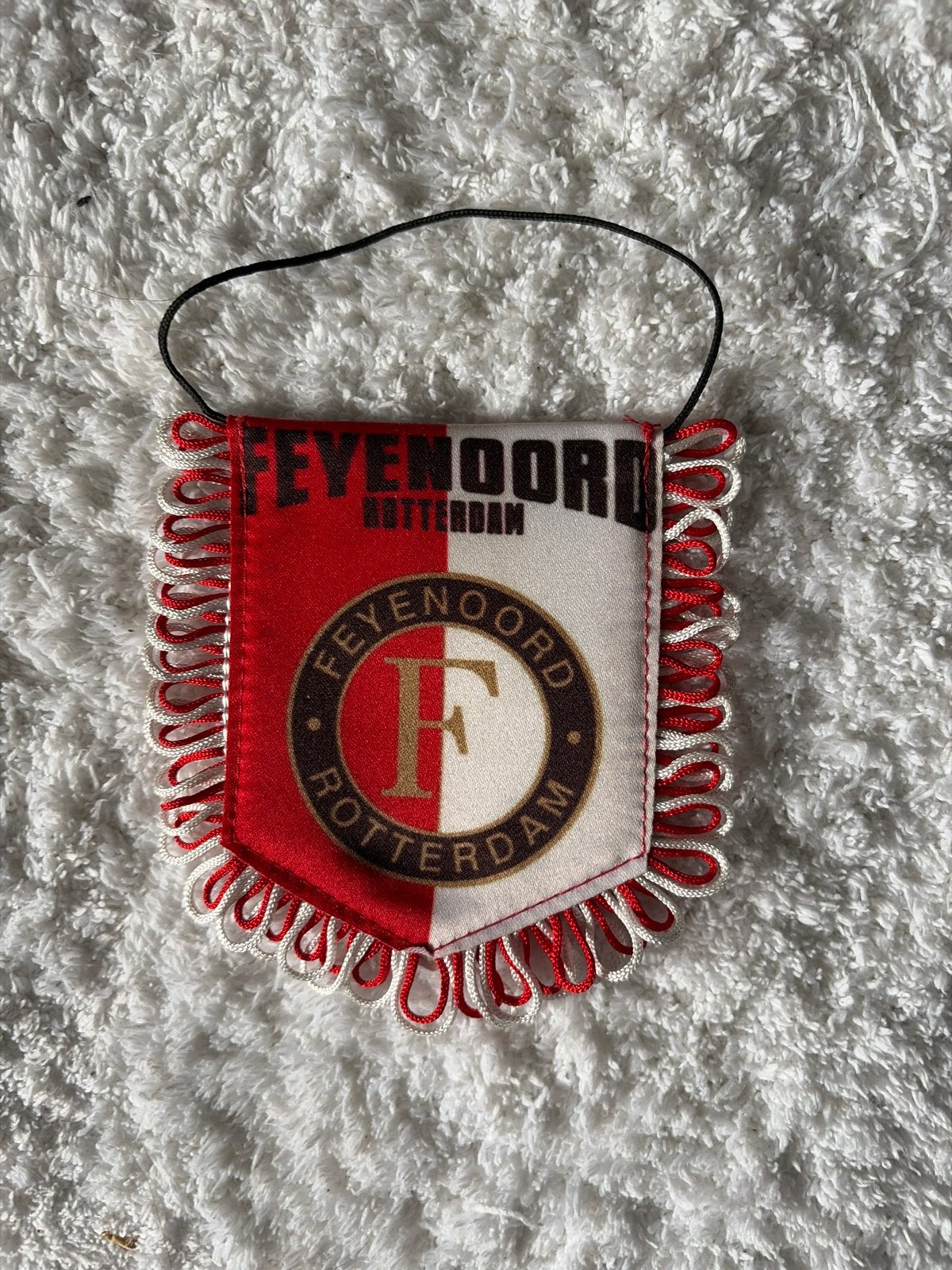 Feyenoord Vaantje - Rood/Wit - Rotterdam, Ophalen of Verzenden, Zo goed als nieuw, Feyenoord, Vaantje of Sjaal