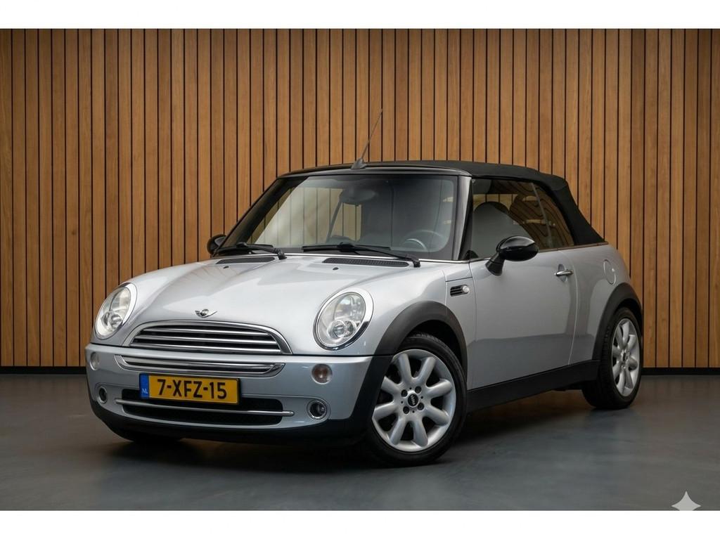 MINI Cabrio 1.6 One Pepper | ❄️Airco | ✨Leuke auto!, Auto's, Mini, Gebruikt, 4 cilinders, Cabriolet, 4 stoelen