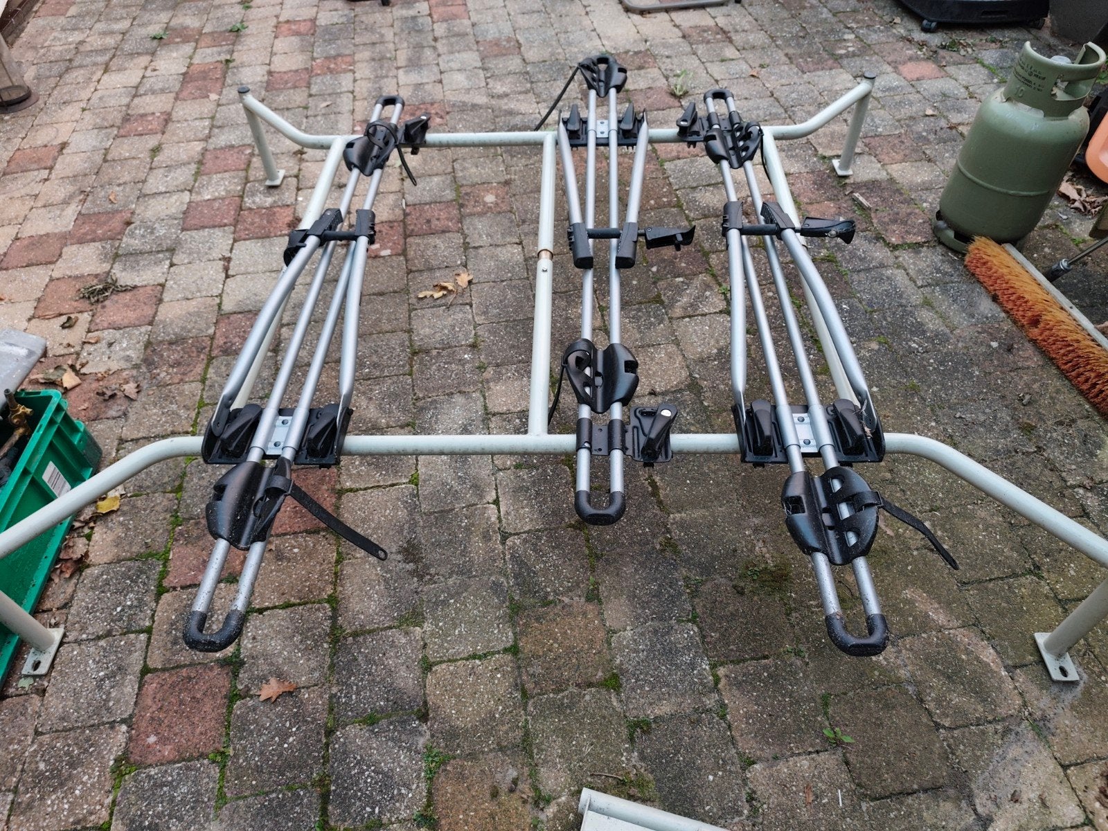 Dakrails(Roofrack) met fietsendragers voor Holtkamper Cocoon, Ophalen, Gebruikt