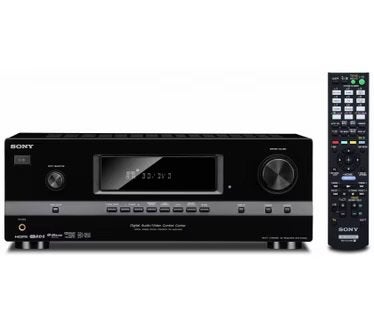 Sony AV-receiver met afstandsbediening, Ophalen, Overige systemen, Zo goed als nieuw, 60 tot 120 watt