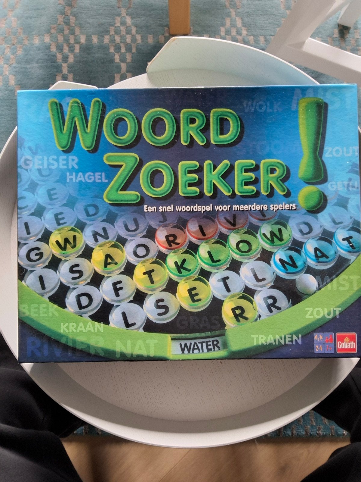 Woordzoeker bordspel - Zo goed als nieuw, Drie of vier spelers, Ophalen of Verzenden, Zo goed als nieuw, Goliath