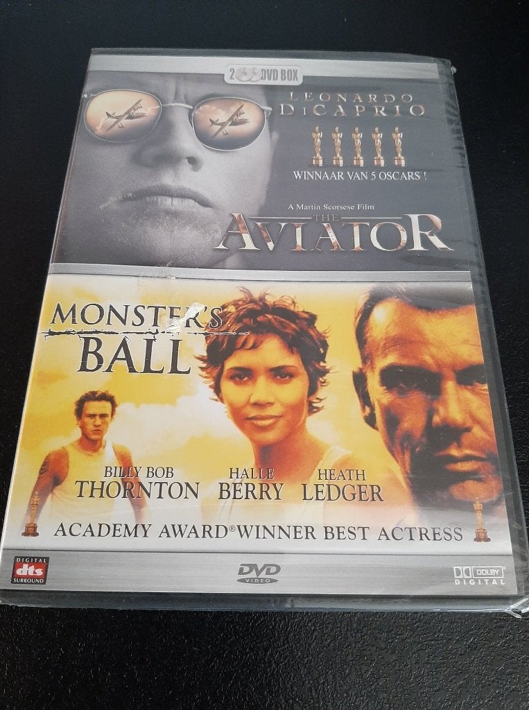 The aviator/Monster's ball, Leonardo DiCaprio (nieuw)!, Vanaf 12 jaar, Ophalen of Verzenden, Nieuw in verpakking, Overige genres