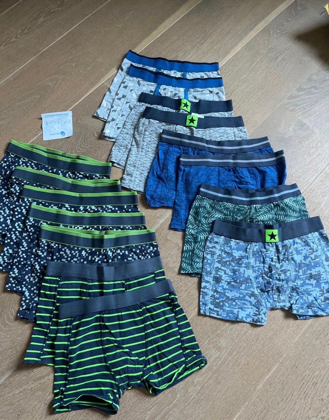15-delige set jongens boxershorts HEMA, Ophalen of Verzenden, Gebruikt, Jongen