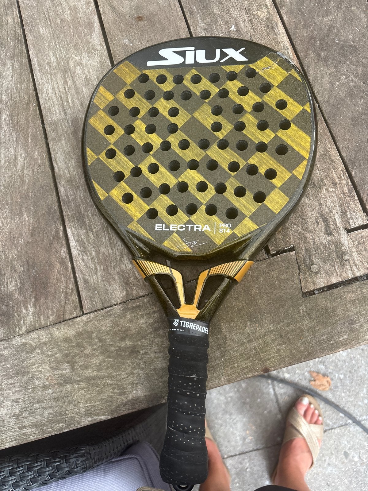 Siux Electra Pro ST2 Padelracket - Gebruikt, Ophalen of Verzenden, Gebruikt, Padelracket