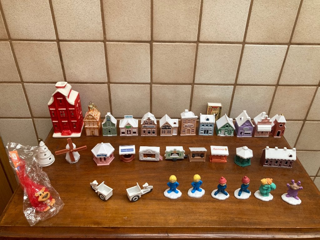 Albert Hein miniatuurtjes huisjes kraampjes winkeltjes etc., Albert Heijn, Ophalen of Verzenden