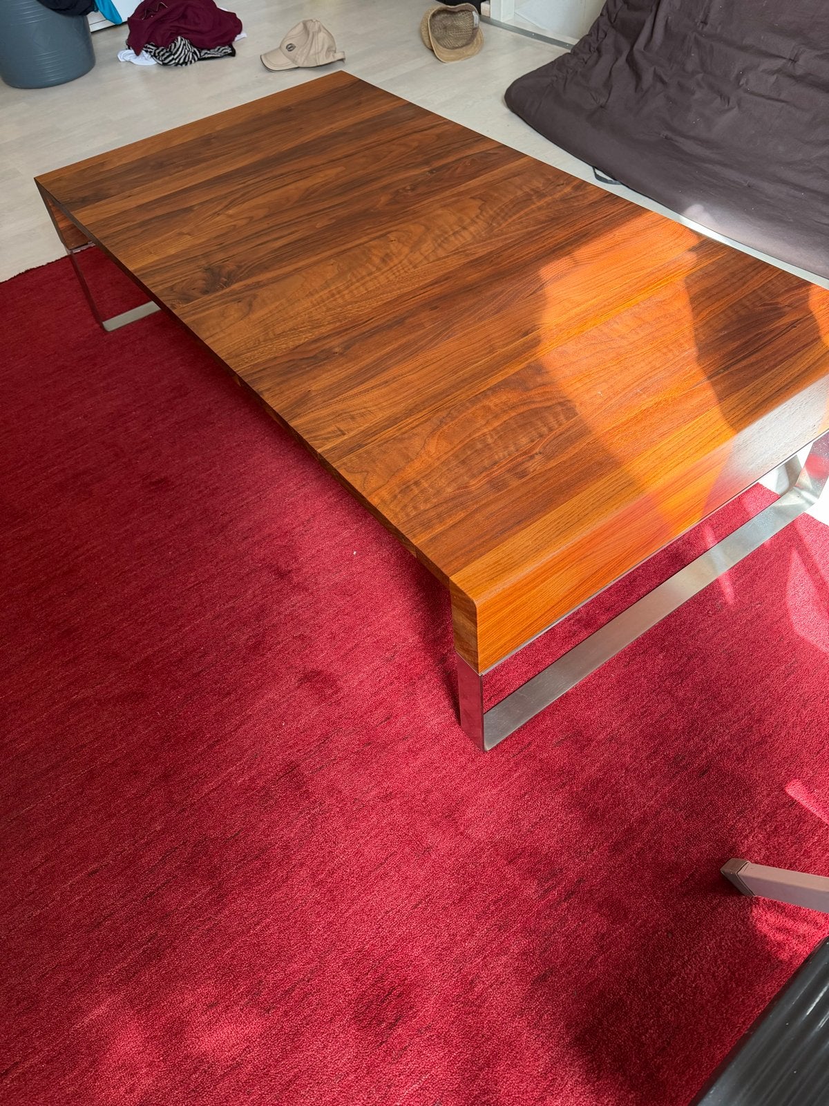 Leolux Aditi salontafel - Modern design, Ophalen, Gebruikt, 100 tot 150 cm, 50 tot 100 cm