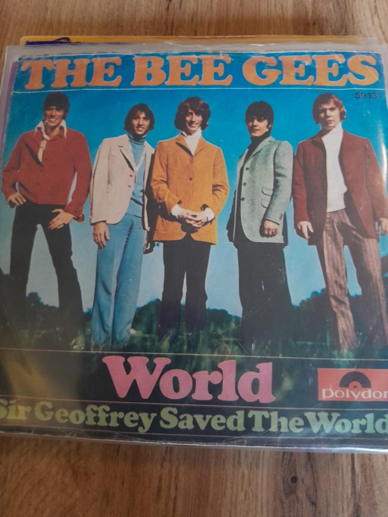 The bee gees 7inch world, Ophalen of Verzenden, Zo goed als nieuw, Pop