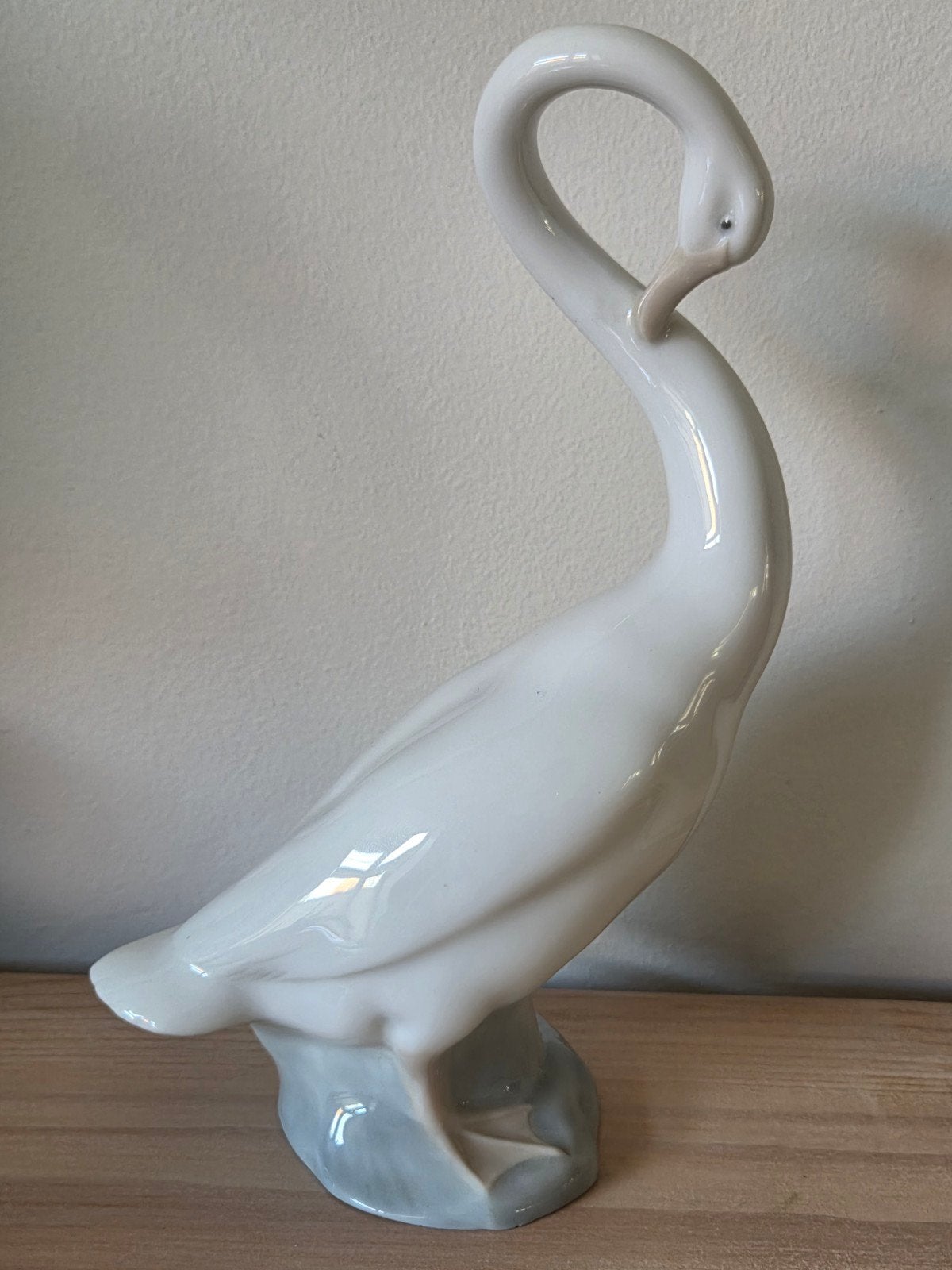 Vintage porseleinen zwaan of gans van Nao by Lladro, Ophalen of Verzenden, Zo goed als nieuw, Dier