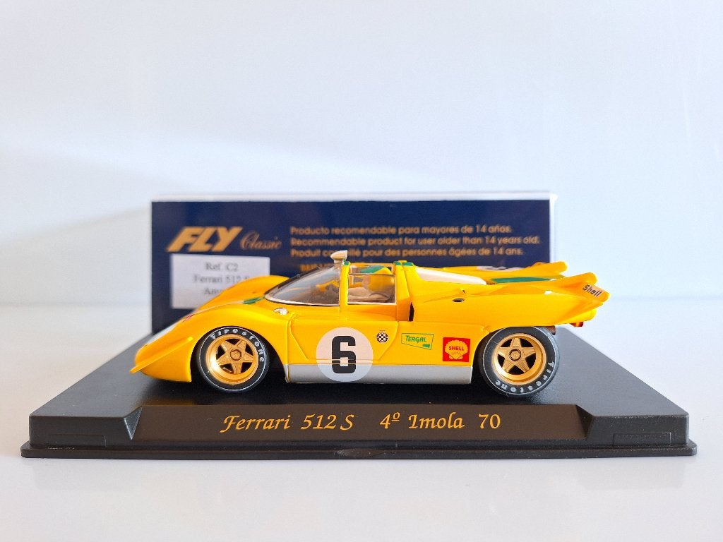 FLY C2 FERRARI 512 S Imola 1970, Overige merken, Racebaan, Fly, Nieuw