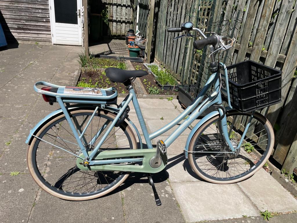 Elektrisch cortina U5 transport/scholier 50&57cm Accu 50km ., Ophalen, Versnellingen, Zo goed als nieuw, Cortina