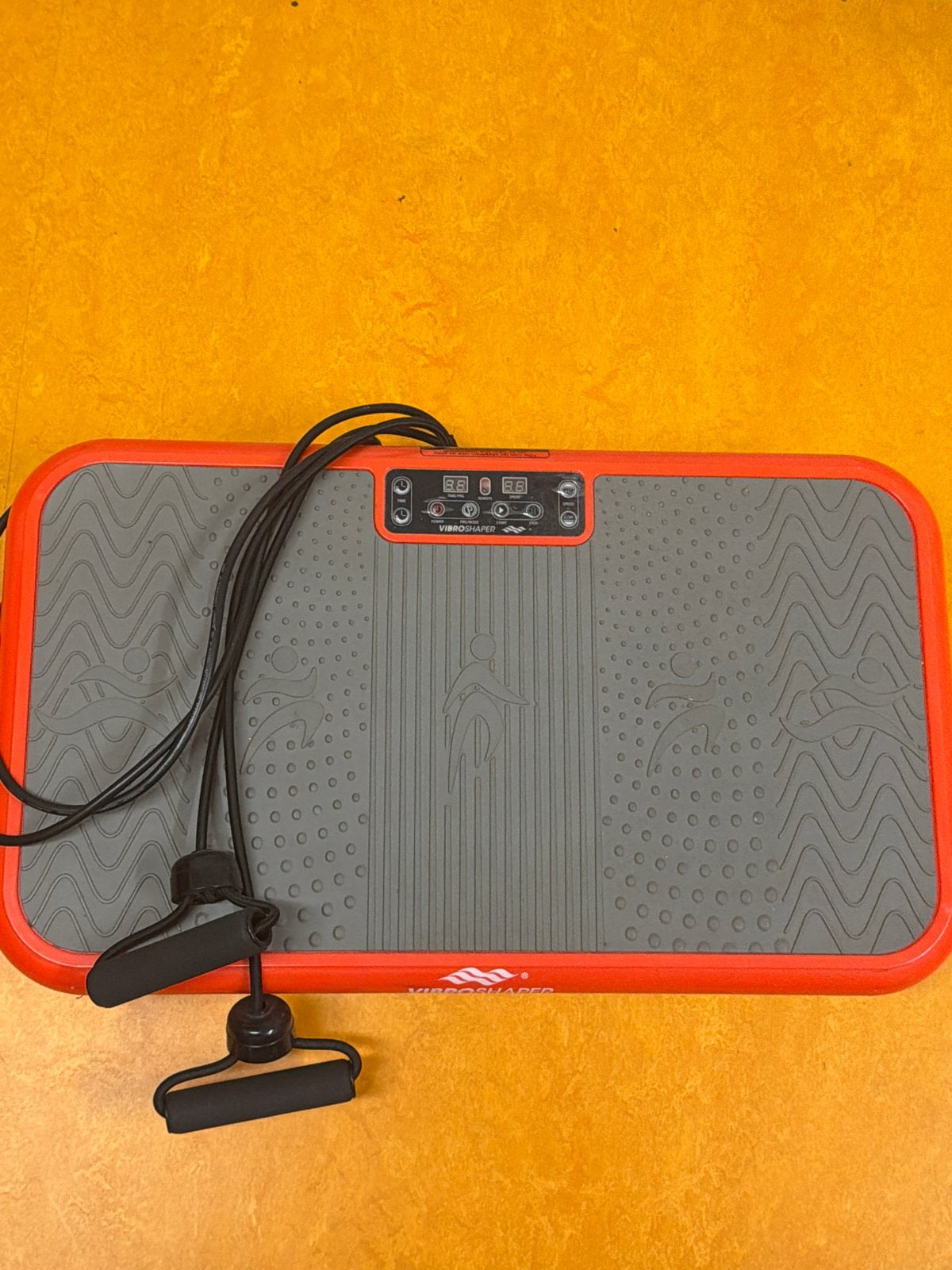 VibroShaper trilplaat met weerstandsbanden, Ophalen, Kunststof, Trilplaat, Armen