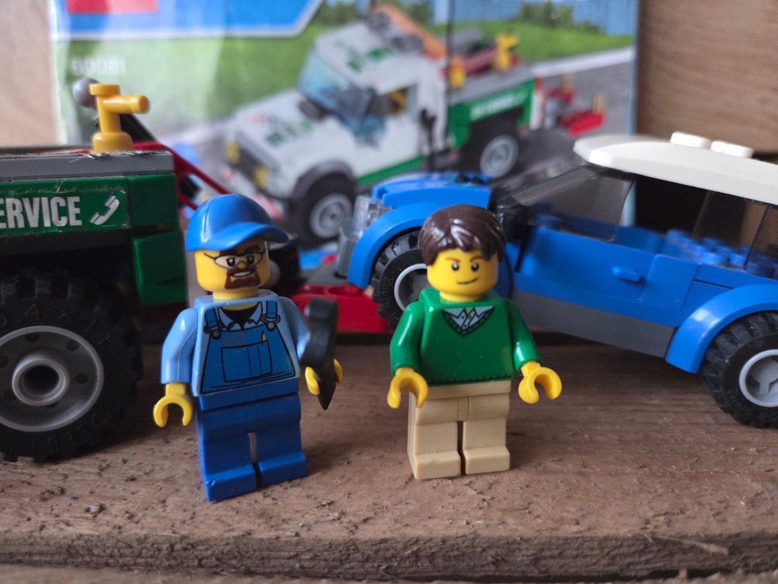 LEGO City 60081 Takelwagen met auto - compleet + boekjes!, City, Lego, Ophalen of Verzenden, Zo goed als nieuw