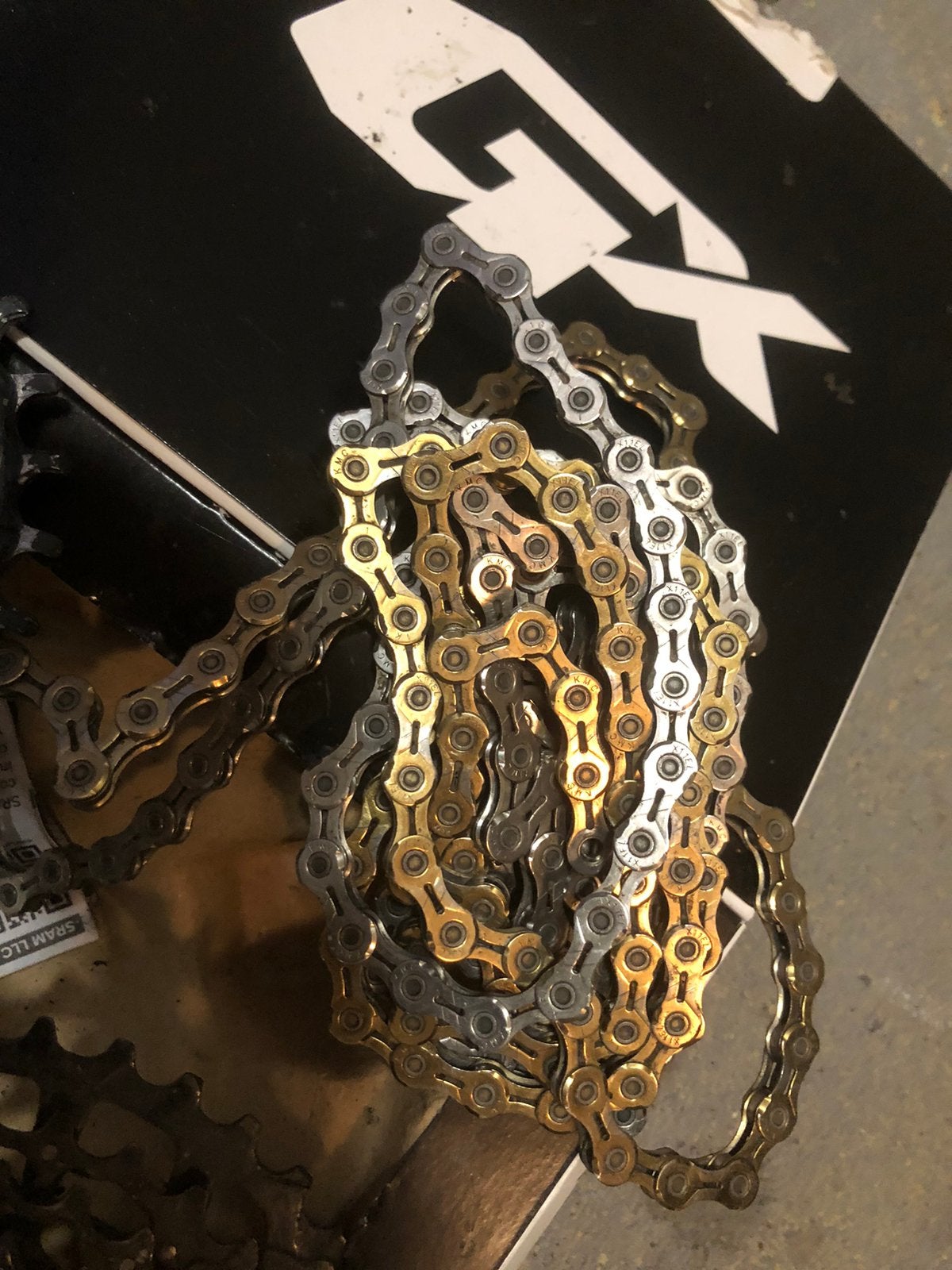 Mtb onderdelen, Fietsen en Brommers, Fietsonderdelen, Gebruikt, Ophalen of Verzenden, Derailleur of Ketting, Aluminium
