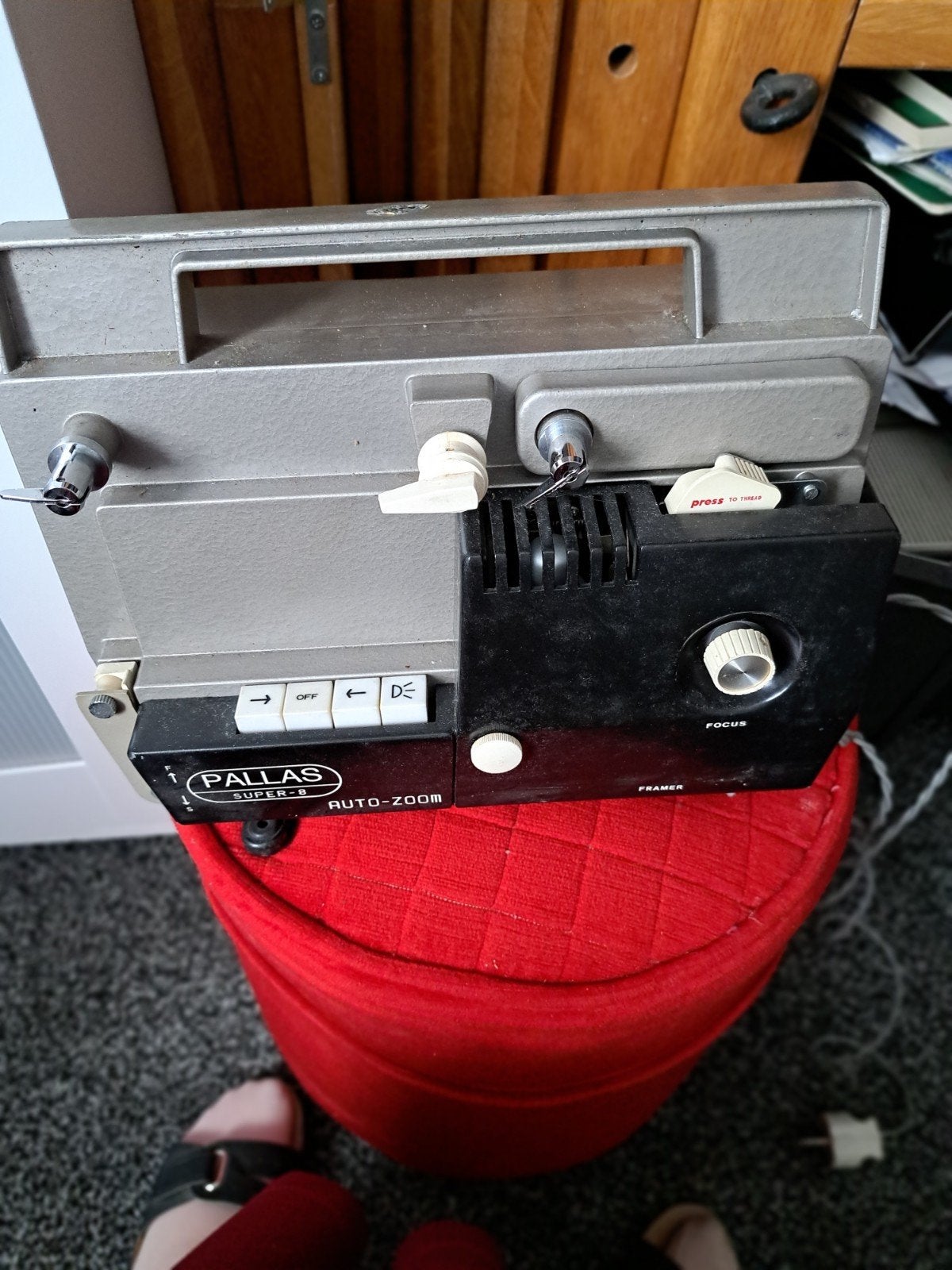 Pallas Super 8 Apparaat met Filmreiniger, Ophalen, 8mm film
