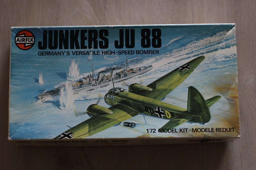 Junckers Ju 88 Airfix 1/72, Overige merken, 1:72 tot 1:144, Ophalen of Verzenden, Zo goed als nieuw