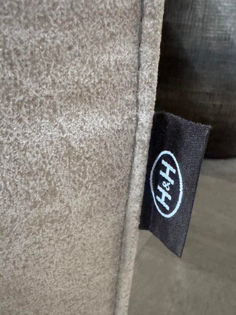 ZGAN Henders en Hazel XXL U-Bank / Hoekbank - Beige - 468cm, Microleer U-Bank Grote Hoekbank Beige Japandi Hotel Chique, Hoekbank