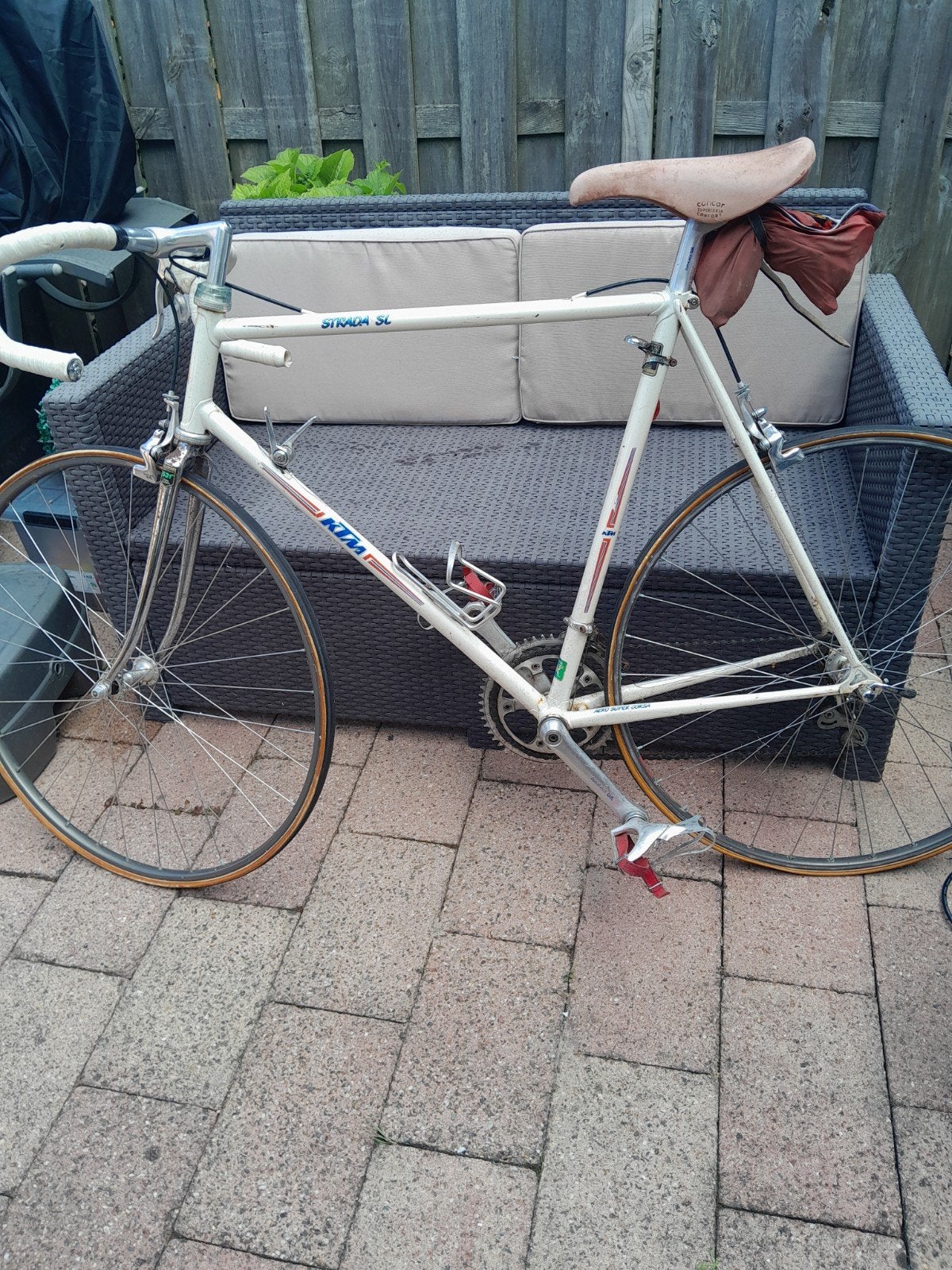 KTM STRADA racefiets, Ophalen