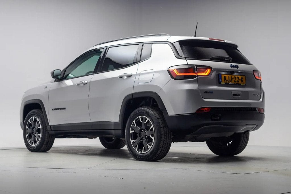 Jeep Compass 4xe 240 Plug-in Hybrid Electric Trailhawk Aut., Auto's, 4 cilinders, 179 pk, Bedrijf, Hybride Elektrisch/Benzine