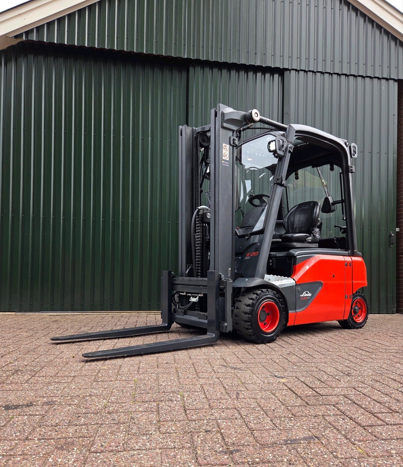 Linde E20 Elektrische Heftruck BJ2019 Triplex 3114 uur!, Linde, Linde, Heftruck, Ophalen of Verzenden