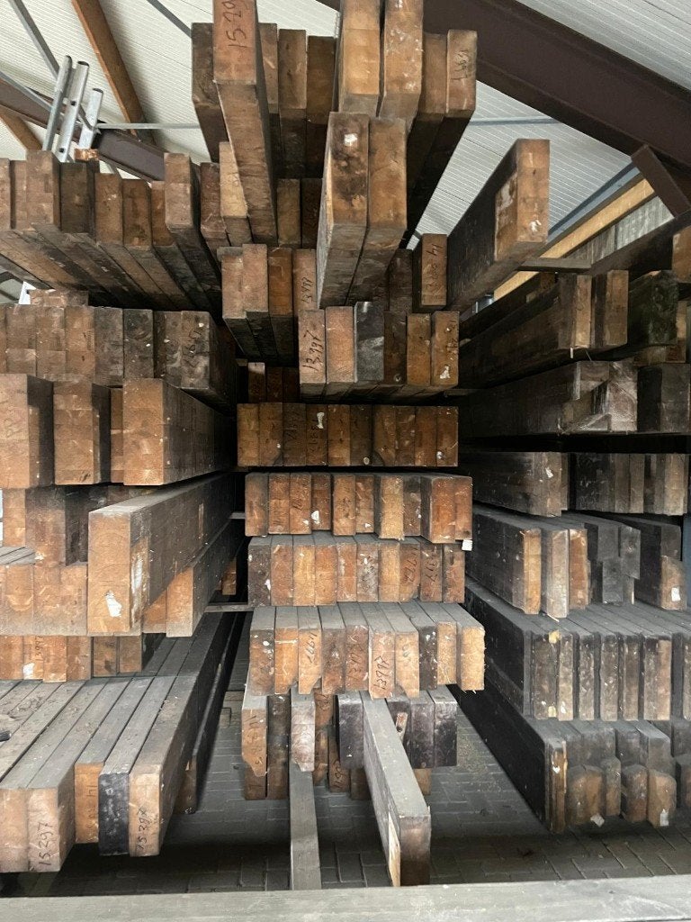Vuren hout balken, Gelamineerd hout, Grote partij, 1 Partij, Ophalen of Verzenden, Gebruikt, 250 cm of meer, Balken