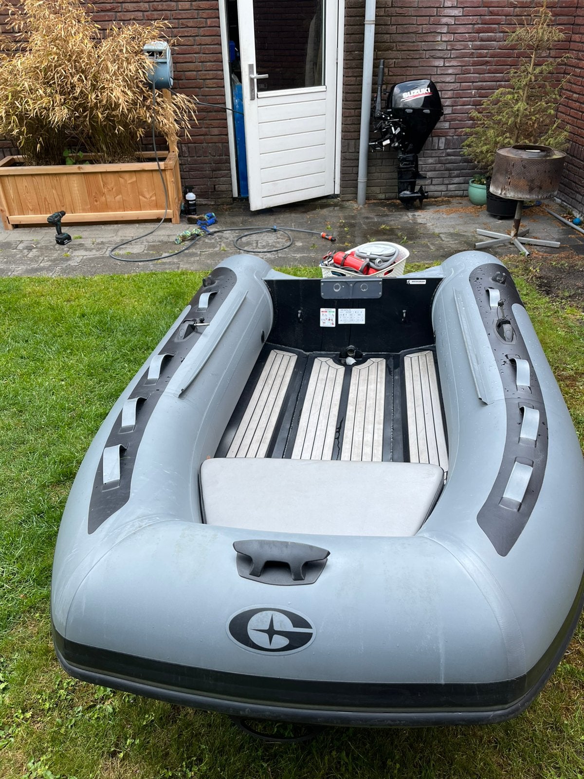 Gala rib 270 alu met 8pk suzuki, Watersport en Boten, Ophalen, Zo goed als nieuw, Gala