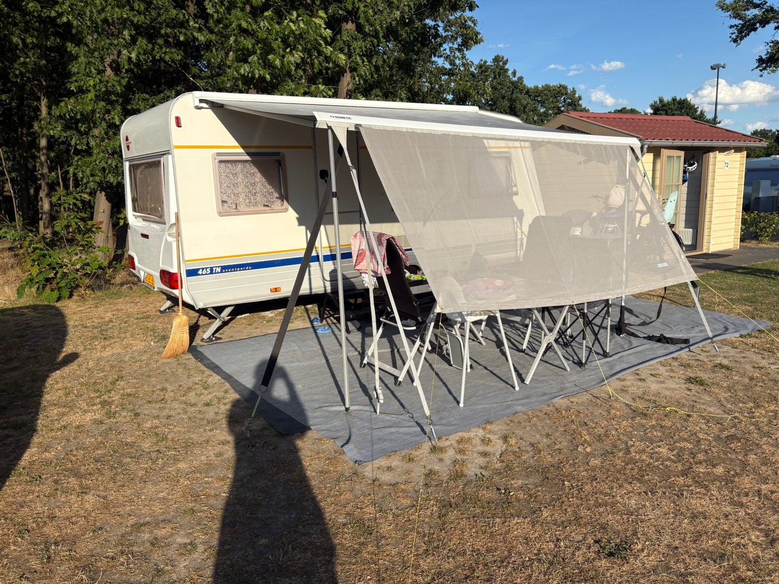 Bürstner 465 TN met stapelbed en mover, Caravans en Kamperen, Caravans, Dwarsbed, Particulier, 4 tot 5 meter, 1000 - 1250 kg