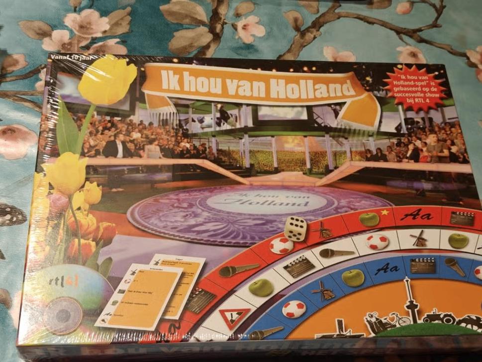 ik hou van Holland  bordspel, Hobby en Vrije tijd, Gezelschapsspellen | Bordspellen, Vijf spelers of meer, Ophalen of Verzenden