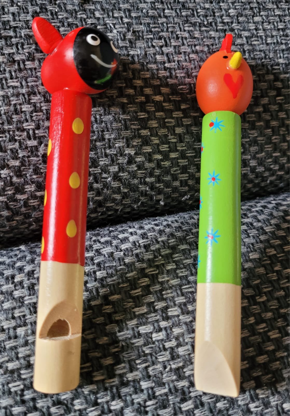 2 kinderfluitjes dierenfluitjes, Ophalen of Verzenden, Gebruikt, Jongen of Meisje