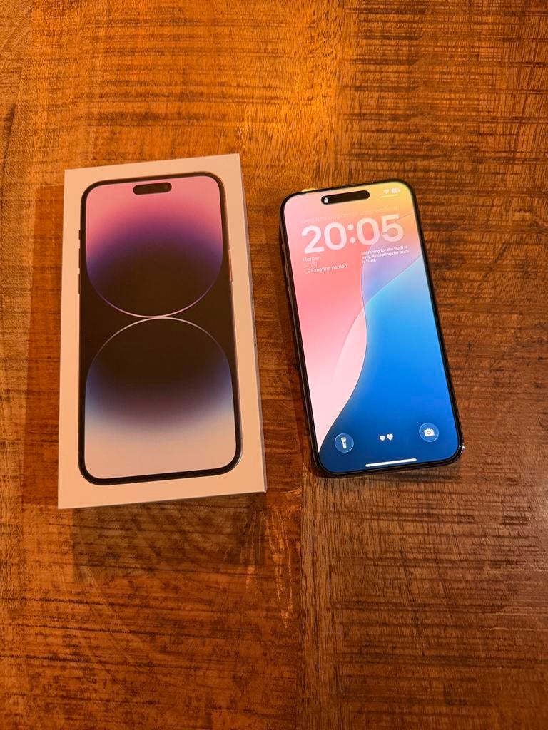 Iphone 14 pro max paars, Telecommunicatie, Mobiele telefoons | Apple iPhone, Paars, Zo goed als nieuw, IPhone 14 Pro Max, Ophalen