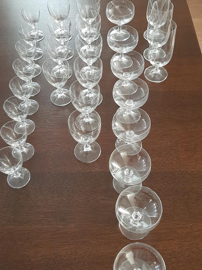 Glasservies, Ophalen