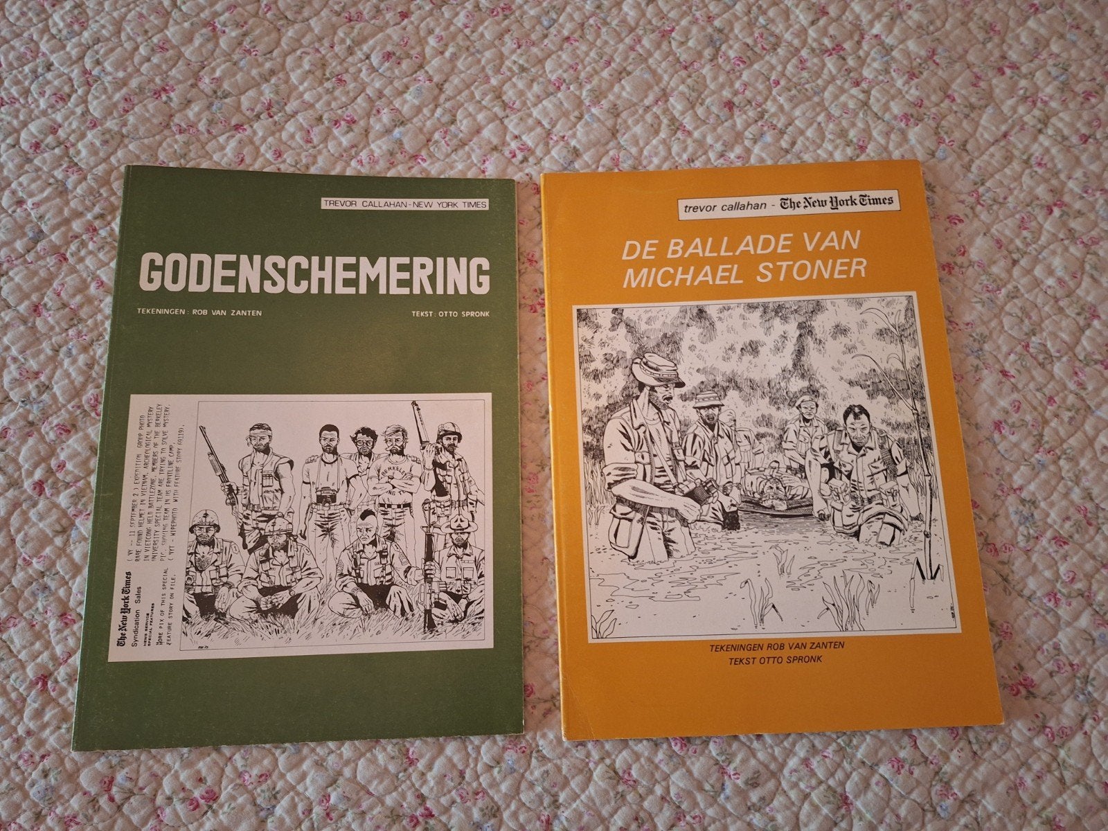 Trevor callahan New York times 2 stripboeken, Meerdere stripboeken, Ophalen of Verzenden
