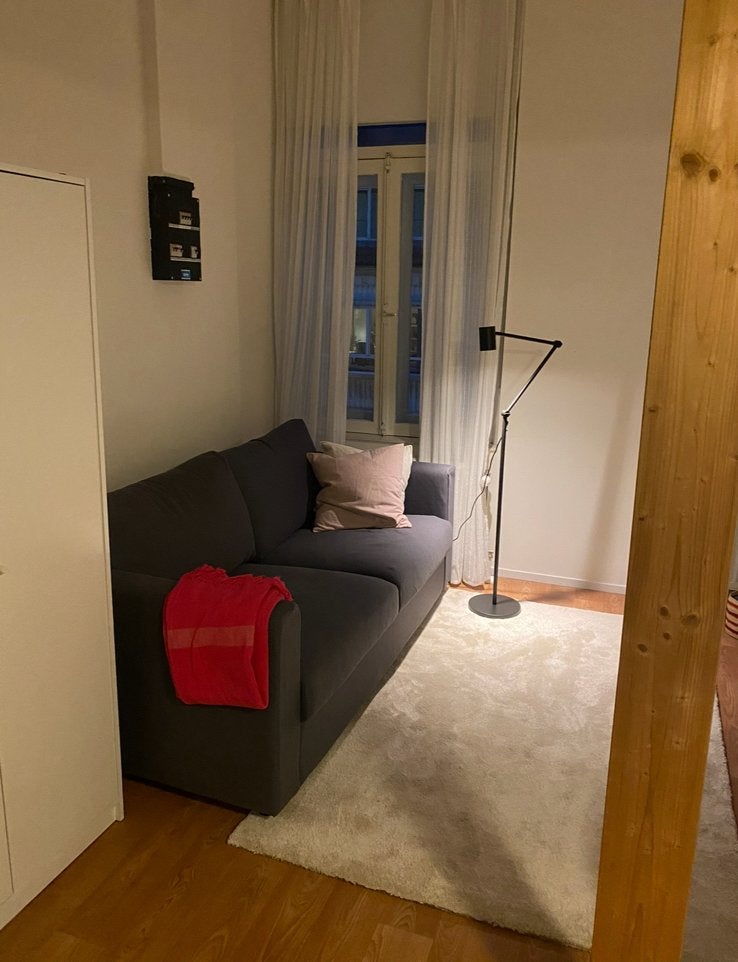IKEA VIMLE 2-zits slaapbank - Grijs, Ophalen, Gebruikt, Tweepersoons, Overige maten