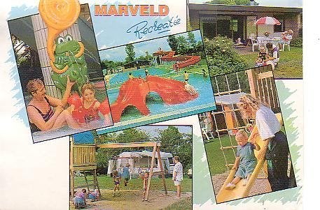 Ansichtkaart 	Groenlo	Marveld Recreatie	Bungalow park	5-luik, Verzenden, 1960 tot 1980, Gelopen, Gelderland