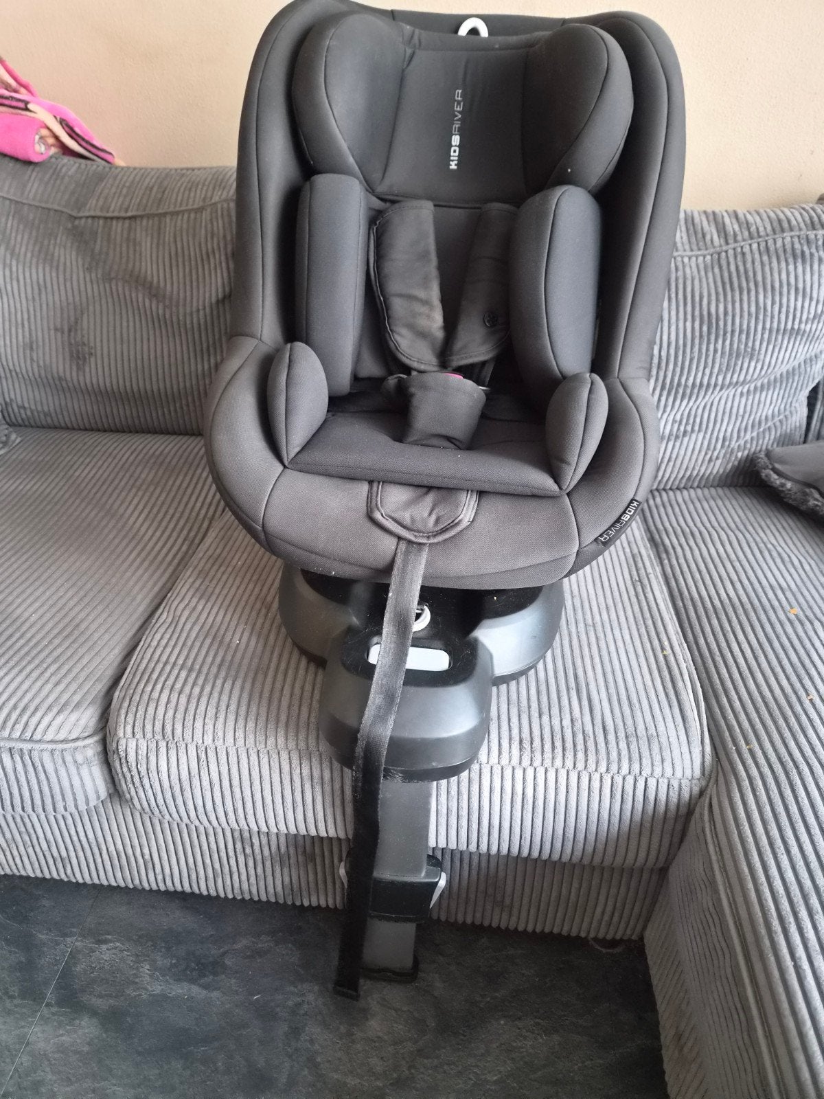 Kidsriver Autostoel 0-4 jaar, Isofix, Gebruikt, 0 t/m 18 kg, Verstelbare rugleuning, Isofix