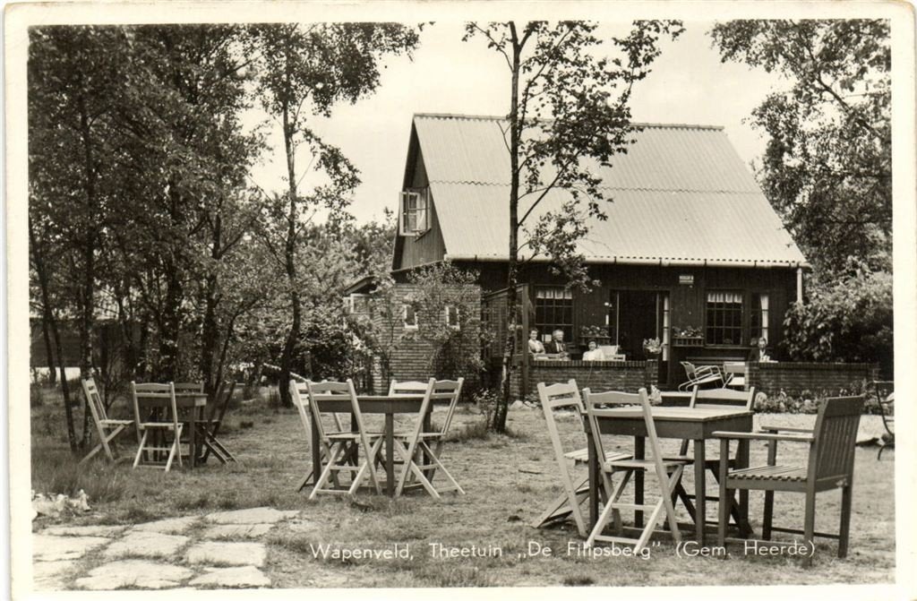 Wapenveld, Theetuin DE Filipsberg [Gem. Heerde] - ongelopen, Verzenden, 1960 tot 1980, Ongelopen, Noord-Brabant