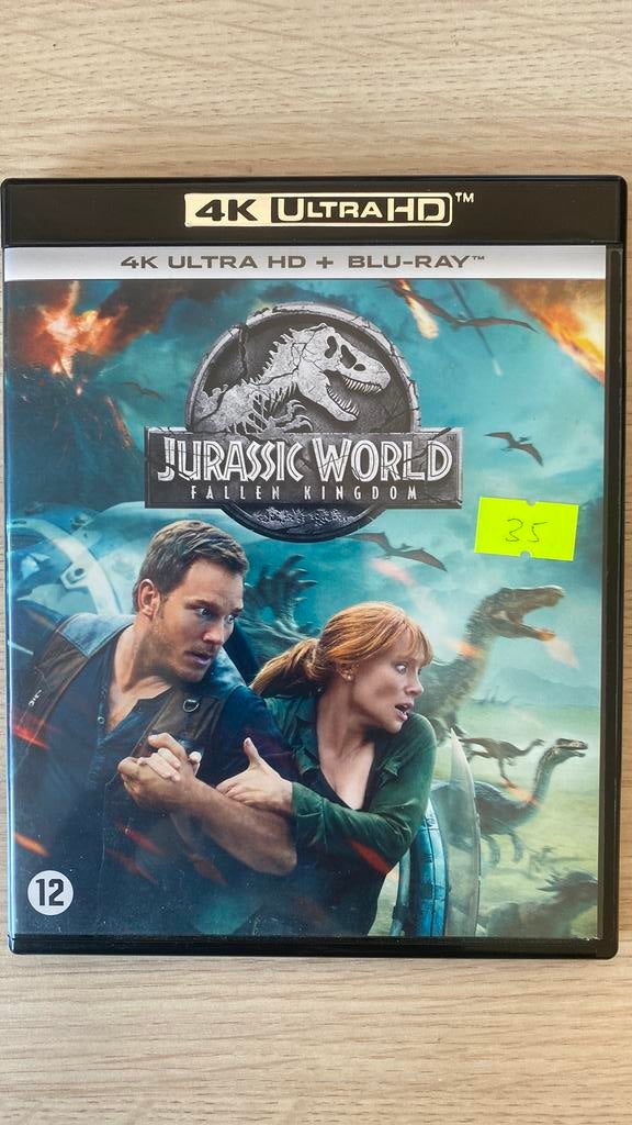Jurassic world fallen kingdom 4K blu ray NL versie, Ophalen of Verzenden, Zo goed als nieuw, Avontuur
