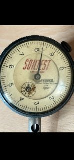 Meetklok uit 1950, Solitest Chicago Federal, Ophalen of Verzenden, Gebruikt, Overige meters