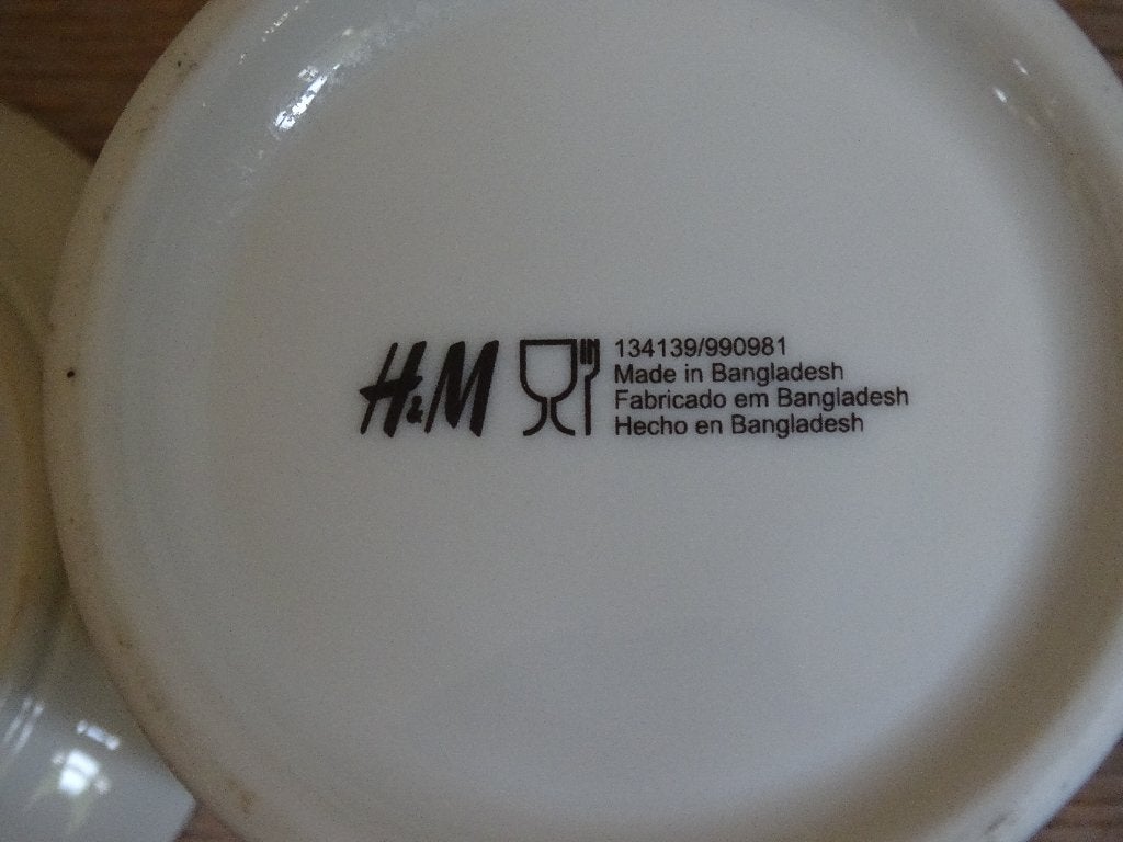Mok + Bordje, H&M, met CACTUS, zo goed als nieuw, Overige merken, Zo goed als nieuw, Overige stijlen, Aardewerk