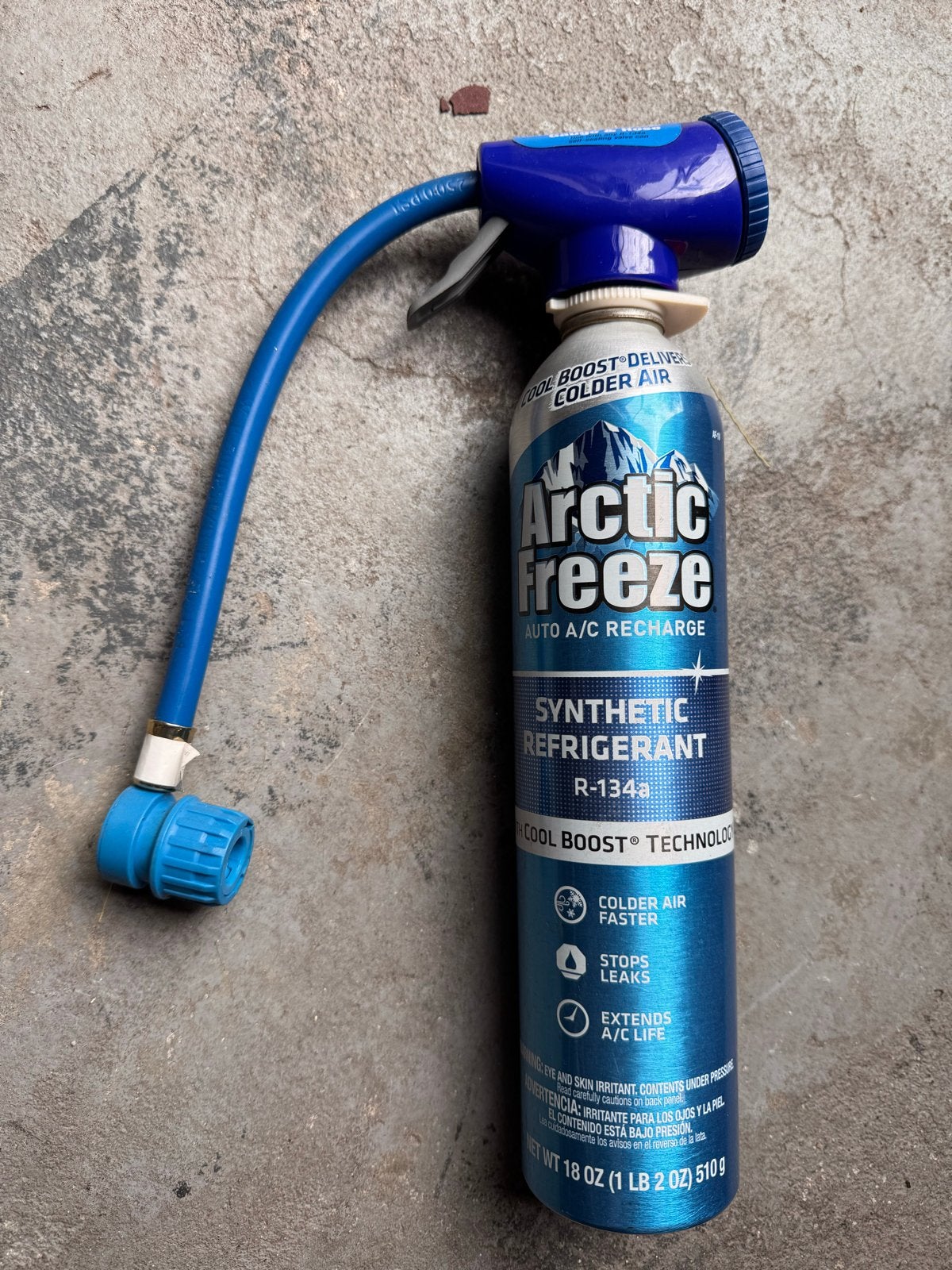 Arctic Freeze R-134a Koudemiddel voor Auto A/C, Auto-onderdelen, Ophalen of Verzenden, Nieuw, Universele onderdelen