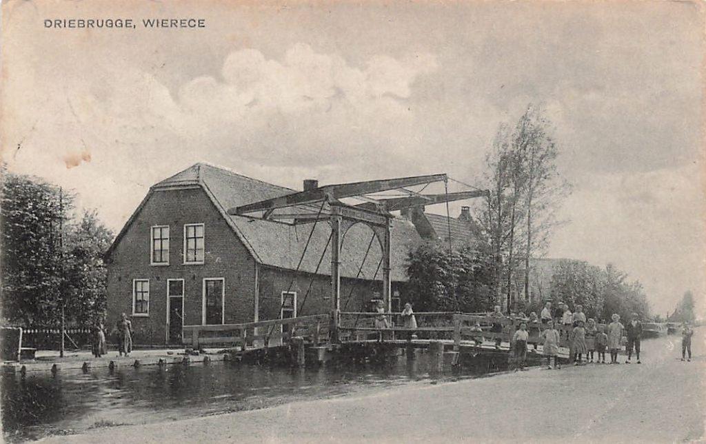 V910 Driebruggen Wierecke - Uitg Jean Leeuwen 26013 1922 -, Verzamelen, Ansichtkaarten | Nederland, Ophalen of Verzenden, 1920 tot 1940