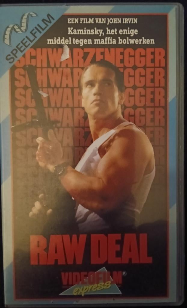 Raw Deal vhs, Cd's en Dvd's, Vanaf 16 jaar, Ophalen of Verzenden, Zo goed als nieuw, Horror