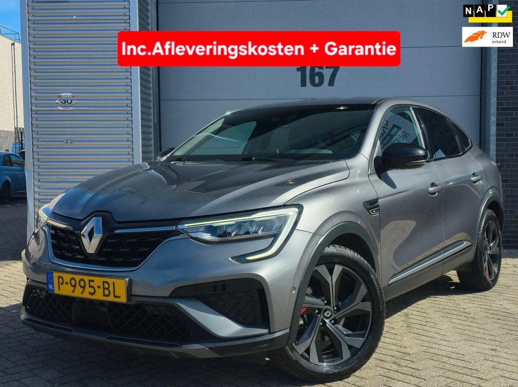 Renault Arkana 1.6 E-Tech Hybrid 145 R.S. Line|Zelf inparker, Gebruikt, 4 cilinders, 760 kg, Hybride Elektrisch/Benzine